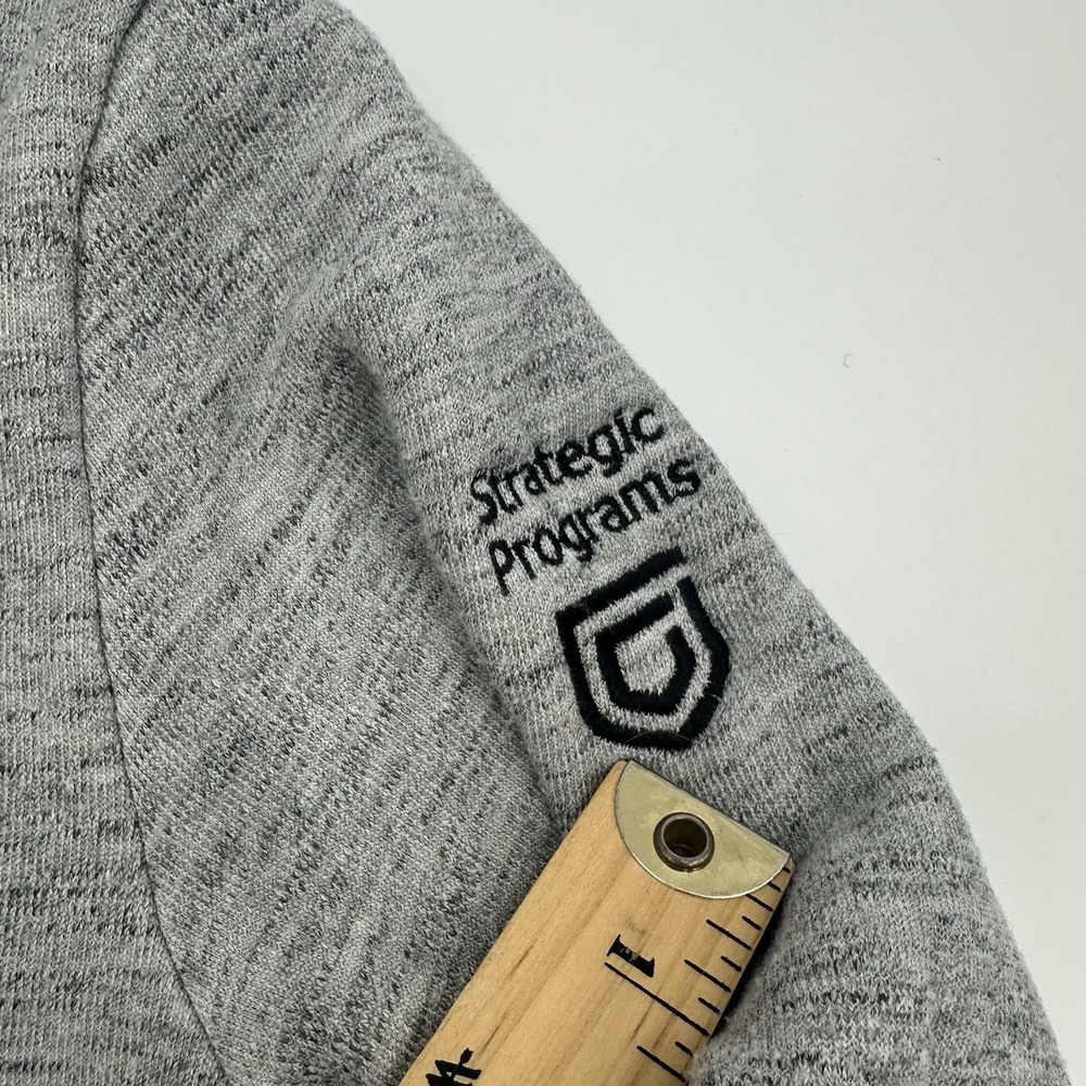 Marine Layer Full Zip hoodie Gray Womens Small S Strategic Programs Embroidered - Picture 2 of 11